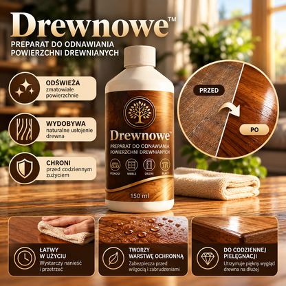Drewnowe™ – Preparat do Odnawiania Drewna